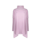 Purple Virgin Wool Poncho
