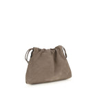 Beige Calf Leather Bos Taurus Clutch Bag