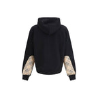 Black Cotton Sweatshirt
