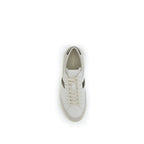 White Calf Leather Bos Taurus Sneakers