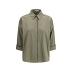 Bicolor Cotton Dress Shirt