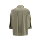 Bicolor Cotton Dress Shirt