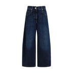 Blue Cotton Jeans Denim