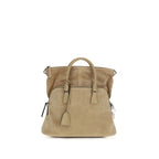 Beige Calf Leather Bos Taurus Shoulder Bag