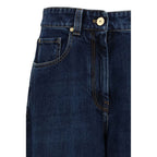 Blue Cotton Jeans Denim
