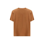 Beige Viscose T-Shirt