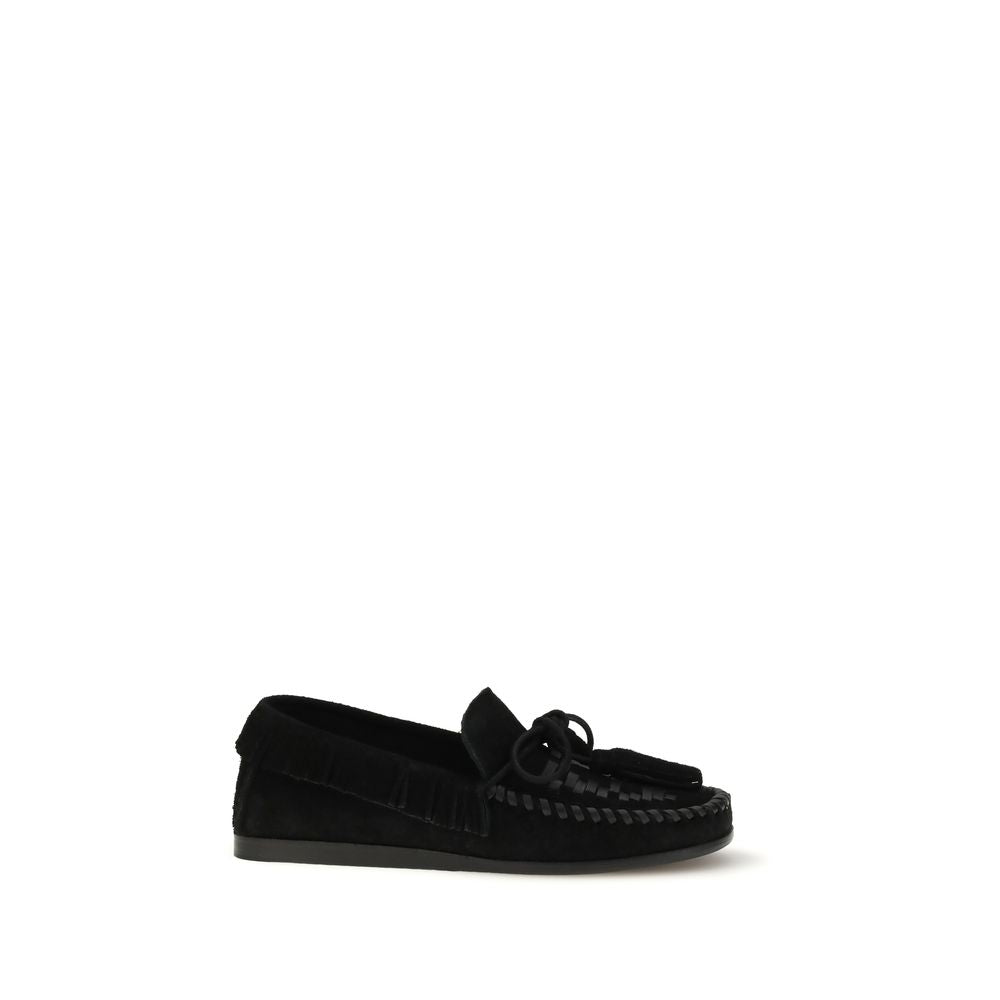 Black Calf Leather Bos Taurus Slip-On Loafers