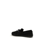 Black Calf Leather Bos Taurus Slip-On Loafers