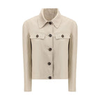 Beige Linen Clothing