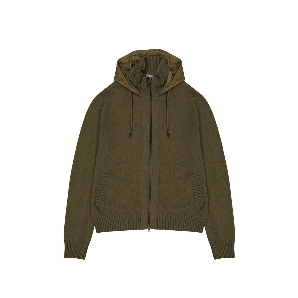 Bicolor Cashmere Hoodie