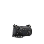Black Lamb Leather Shoulder Bag