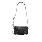 Black Lamb Leather Shoulder Bag