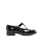 Black Calfskin Ballet Flats