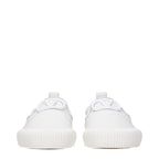 Blue Leather Slip-On Loafers