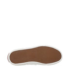 Blue Leather Slip-On Loafers