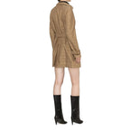 Beige Cotton Coat