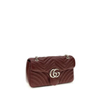 Bordeaux Calf Leather Bos Taurus Shoulder Bag