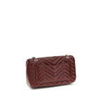 Bordeaux Calf Leather Bos Taurus Shoulder Bag