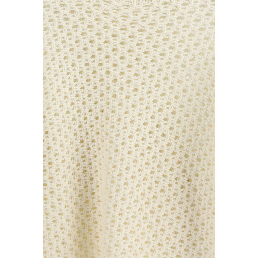 Beige Fleece Wool Sweatshirt