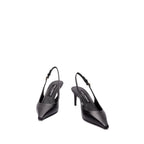 Black Calfskin High Heel Pumps