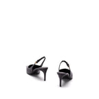 Black Calfskin High Heel Pumps