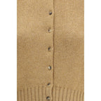 Beige Cashmere Cardigan
