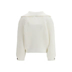 White Cotton Sweatshirt