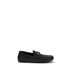 Black Calf Leather Bos Taurus Slip-On Loafers