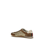Brown Calf Leather Bos Taurus Sneakers