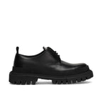 Black Calfskin Oxfords And Derbies