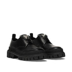 Black Calfskin Oxfords And Derbies