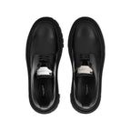 Black Calfskin Oxfords And Derbies