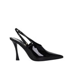 Black Calfskin High Heel Pumps