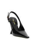 Black Calfskin High Heel Pumps