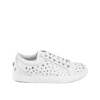 White Calfskin Low Top Sneakers