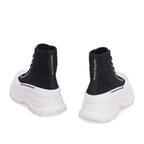 Black Canvas High Top Sneakers
