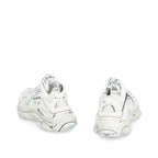 White Calfskin Chunky Sneakers