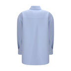 Blue Fleece Wool Shirt
