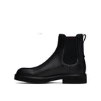 Black Calfskin Chelsea Boots