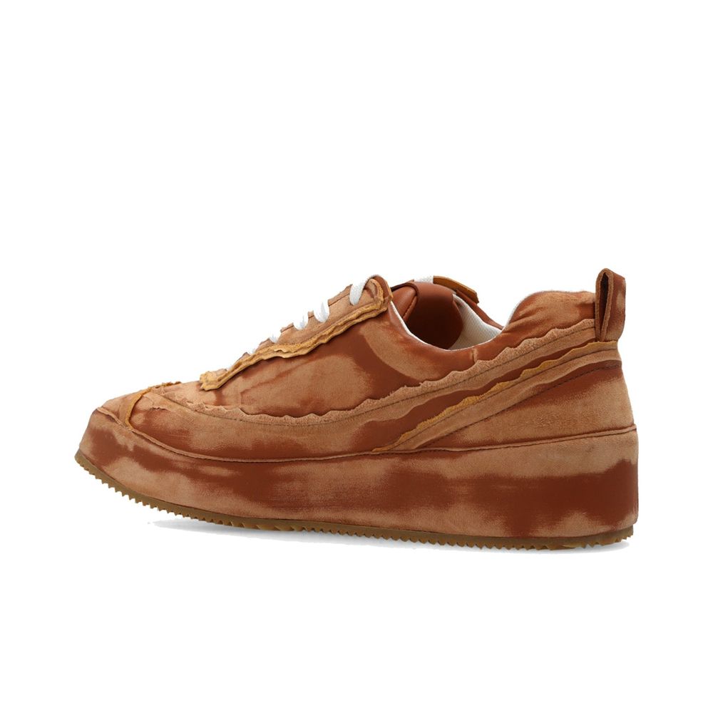 Brown Calfskin Sneakers