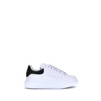 White Calf Leather Bos Taurus Platform Sneakers