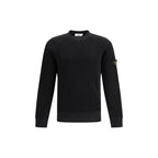 Black Cotton Sweatshirt