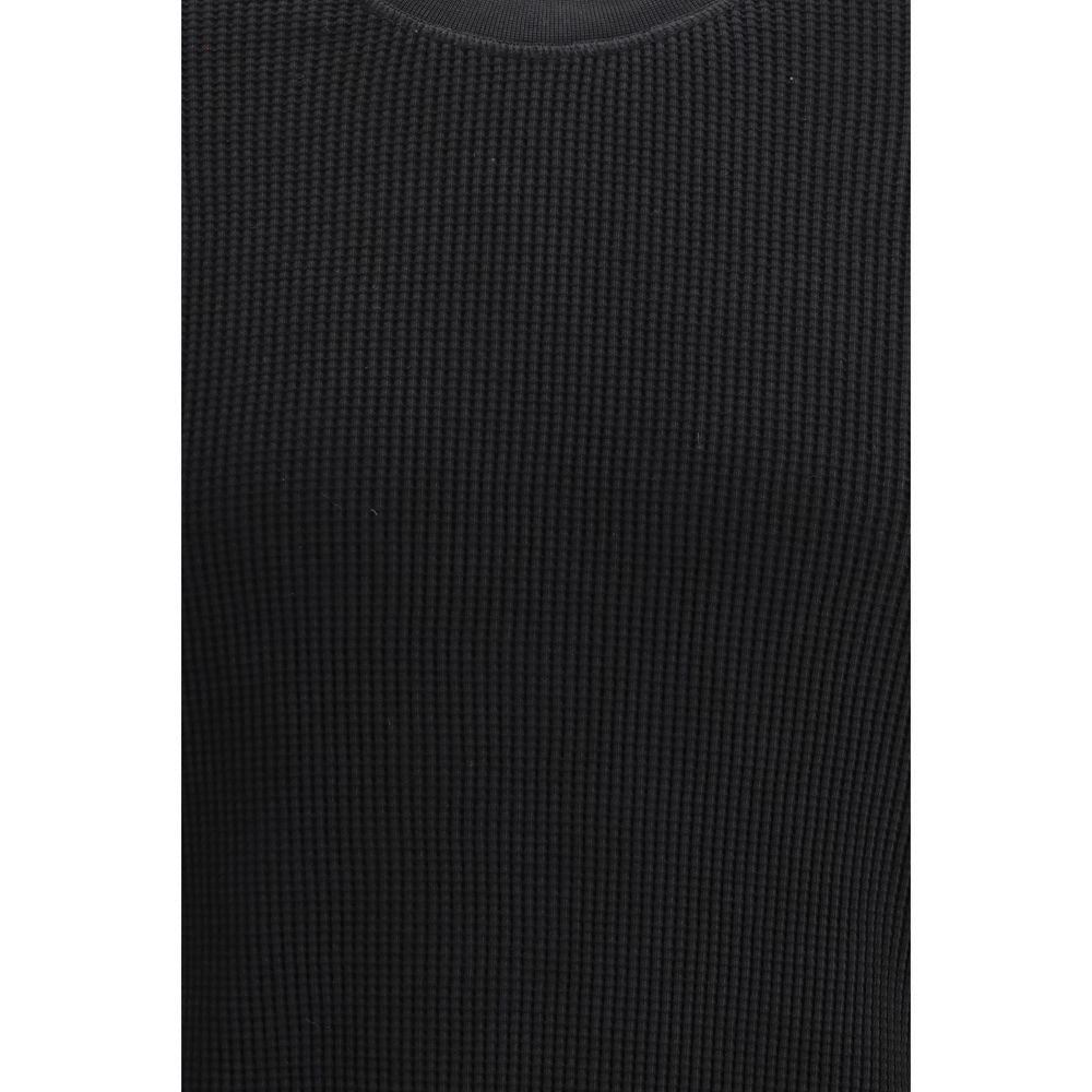 Black Cotton Sweatshirt