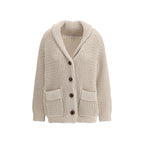Beige Cotton Cardigan
