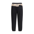 Black Cotton Joggers (Workout Pants)