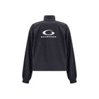 Black Polyester Shell Jacket