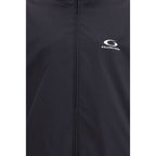 Black Polyester Shell Jacket