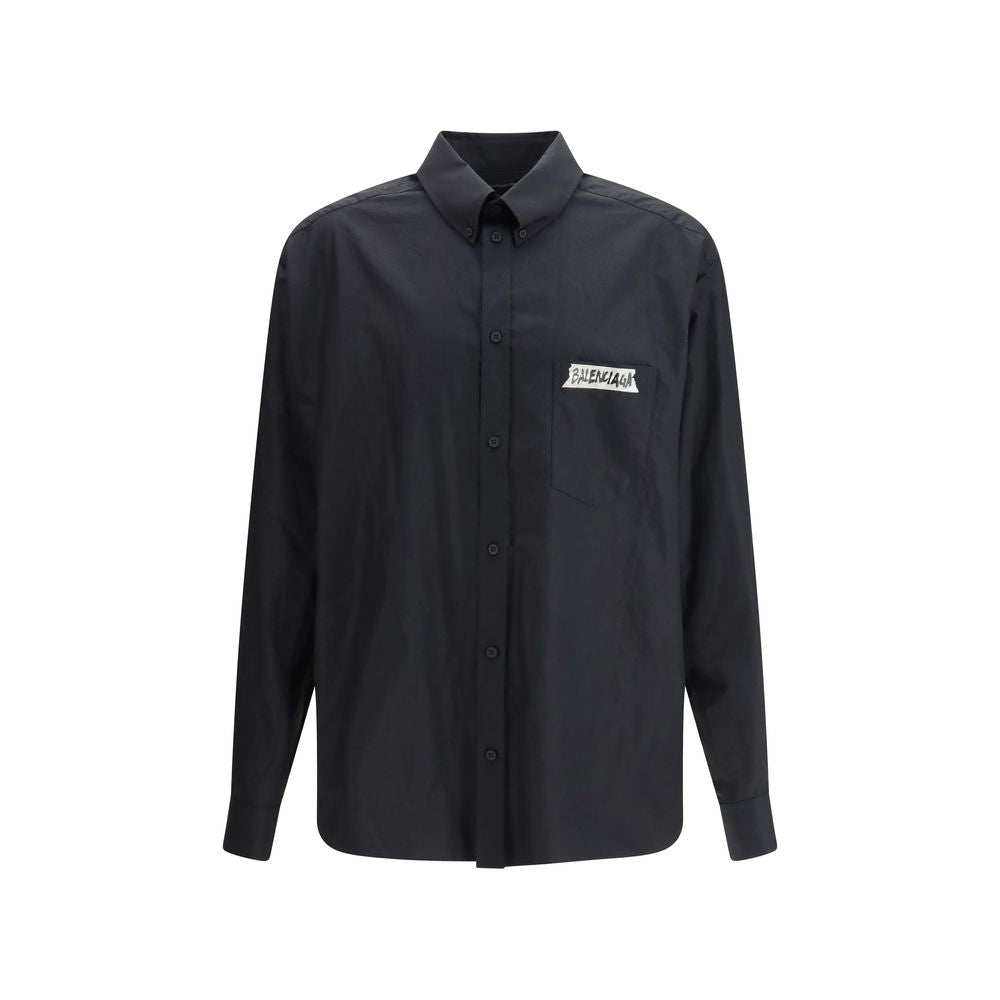 Black Cotton Shirt