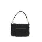 Black Polyamide Shoulder Bag