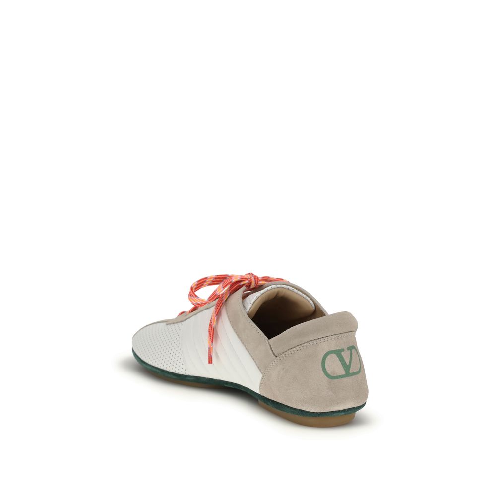 Multicolor Calf Leather Bos Taurus Athletic Sneakers